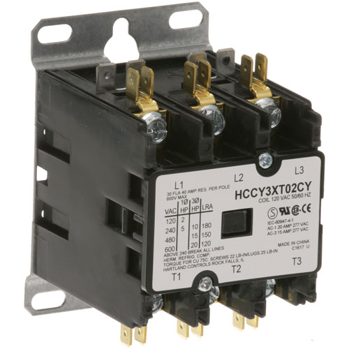 (image for) Cleveland 101351 CONTACTOR 3P 30/40A 120V