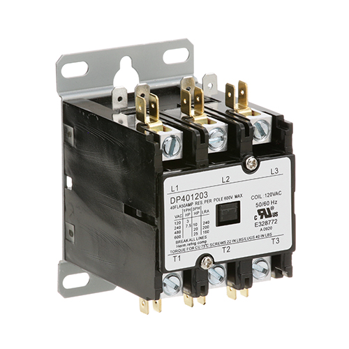 (image for) Cleveland 3509 CONTACTOR (3 POLE,40 AMP,120V) - Click Image to Close