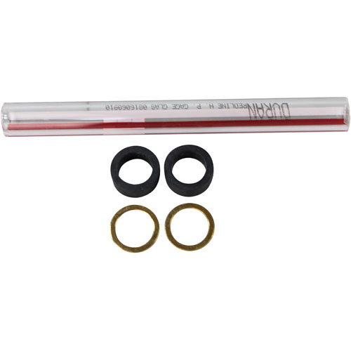 (image for) Cleveland 7302 TUBE, GLASS - W/RED STRIPE AND WASHERS - Click Image to Close