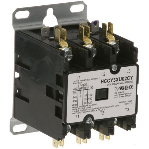 (image for) Cleveland PO77002-3 CONTACTOR 3P 30/40A 208/240V