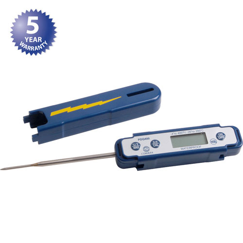 (image for) Comark CMRKPDQ400 Digital Pocket Thermomet -4 to 400F - Click Image to Close