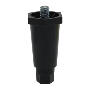 (image for) Wilbur Curtis WC-3504 LEG, 2-1/2 TO 3 ADJUSTABLE BLA - Click Image to Close