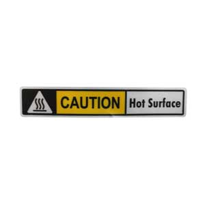 (image for) Wilbur Curtis WC-38310 LABEL, CAUTION HOT SURFACE GEN - Click Image to Close