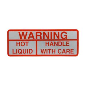 (image for) Wilbur Curtis WC-39052 LABEL, WARNING HOT LIQUID