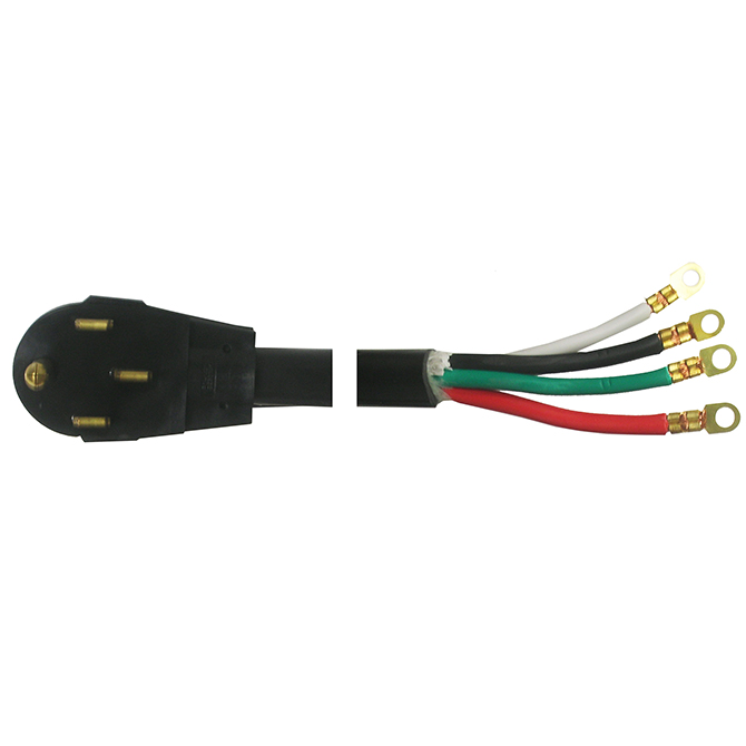 (image for) Discount Coffee Equipment 4CORD 220V 10/4 30 A 4' Power Cord - Click Image to Close