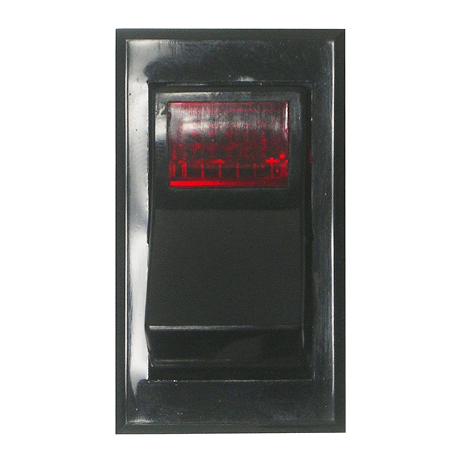 (image for) Discount Coffee Equipment SW6R On/Off Lit Rocker Switch Red - Click Image to Close