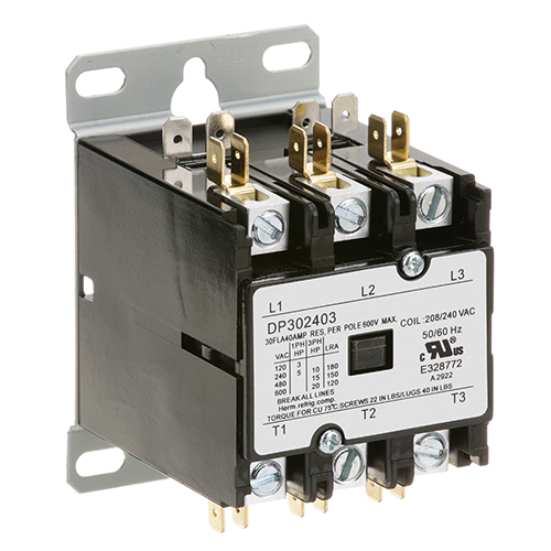 (image for) Dean 1370 CONTACTOR (3 POLE,30 AMP,240V) - Click Image to Close