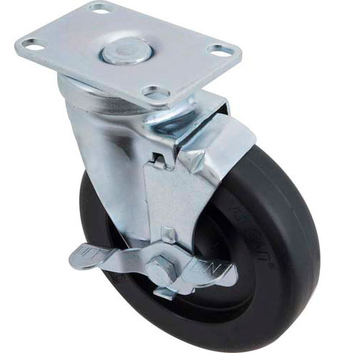 (image for) Dean 810-0357 CASTER W/BR PLATE 5" - Click Image to Close