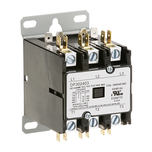 (image for) Dean 810-1202 CONTACTOR 3 POLE,40 AMP 24V - Click Image to Close