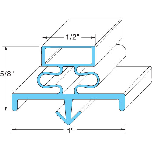 (image for) Delfield MCC14497 DOOR GASKET 25-1/4" X 25-1/2"