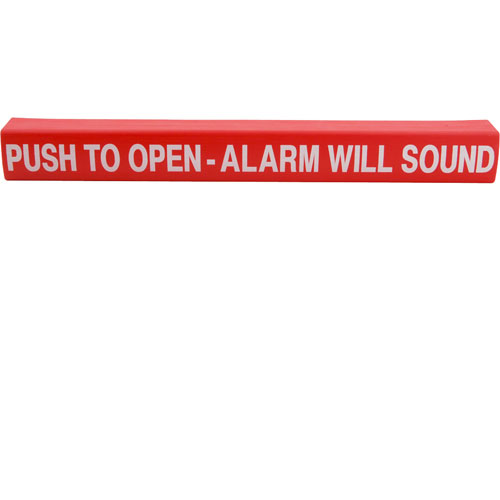 (image for) Detex 101810-1 WRAP,PUSH PAD , PUSH TO OPEN,RED