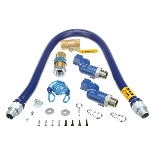 (image for) Dormont 16100KIT2S48 1" dia., 48" Blue Hose, SnapFast, 2 Swivel MAX,