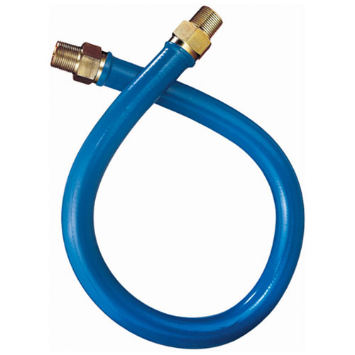 (image for) Dormont 1650BP-48 COATED GAS CONNECTOR 1/2" MPT X 48" - Click Image to Close