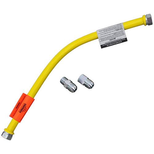 (image for) Dormont 1650NPFS36 COATED GAS CONNECTOR 1/2" MPT X 36" - Click Image to Close