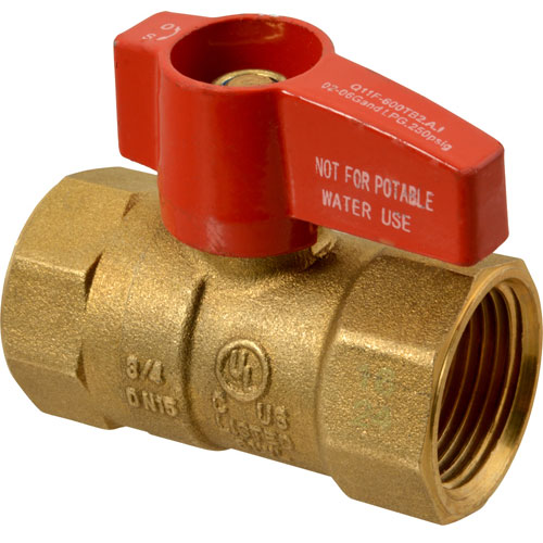 (image for) Dormont 92-4242 VALVE,GAS SHUTOFF 3/4"NP T - Click Image to Close