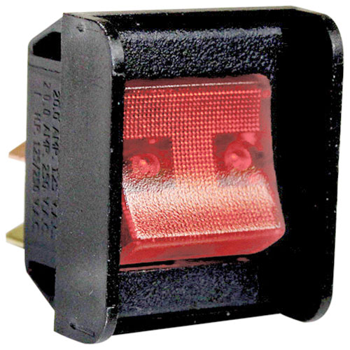 (image for) Duke 212280 LIGHTED SWITCH (AMBER) 250V #CRTL111A250 - Click Image to Close