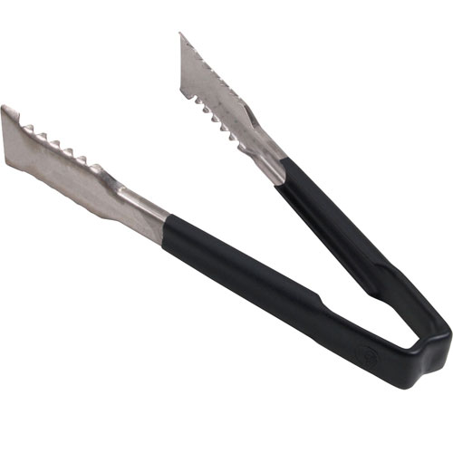 (image for) Edlund 8410BK TONGS,VERSAGRIP , 9.5",BLK HDL - Click Image to Close