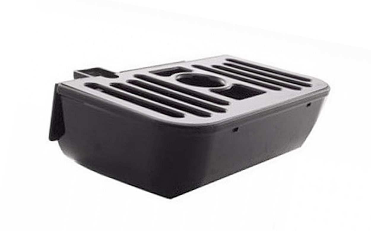 (image for) Elmeco A0006140-001 Black Plastic Drip Tray Kit for First Class and Big Biz - Click Image to Close