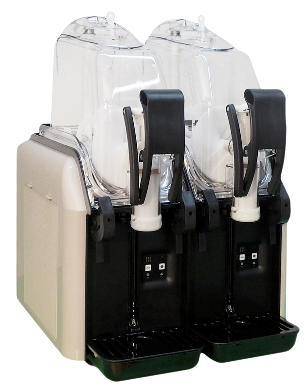 (image for) Elmeco Blarge 2 Twin Flavor Frozen Drink Machine - Click Image to Close