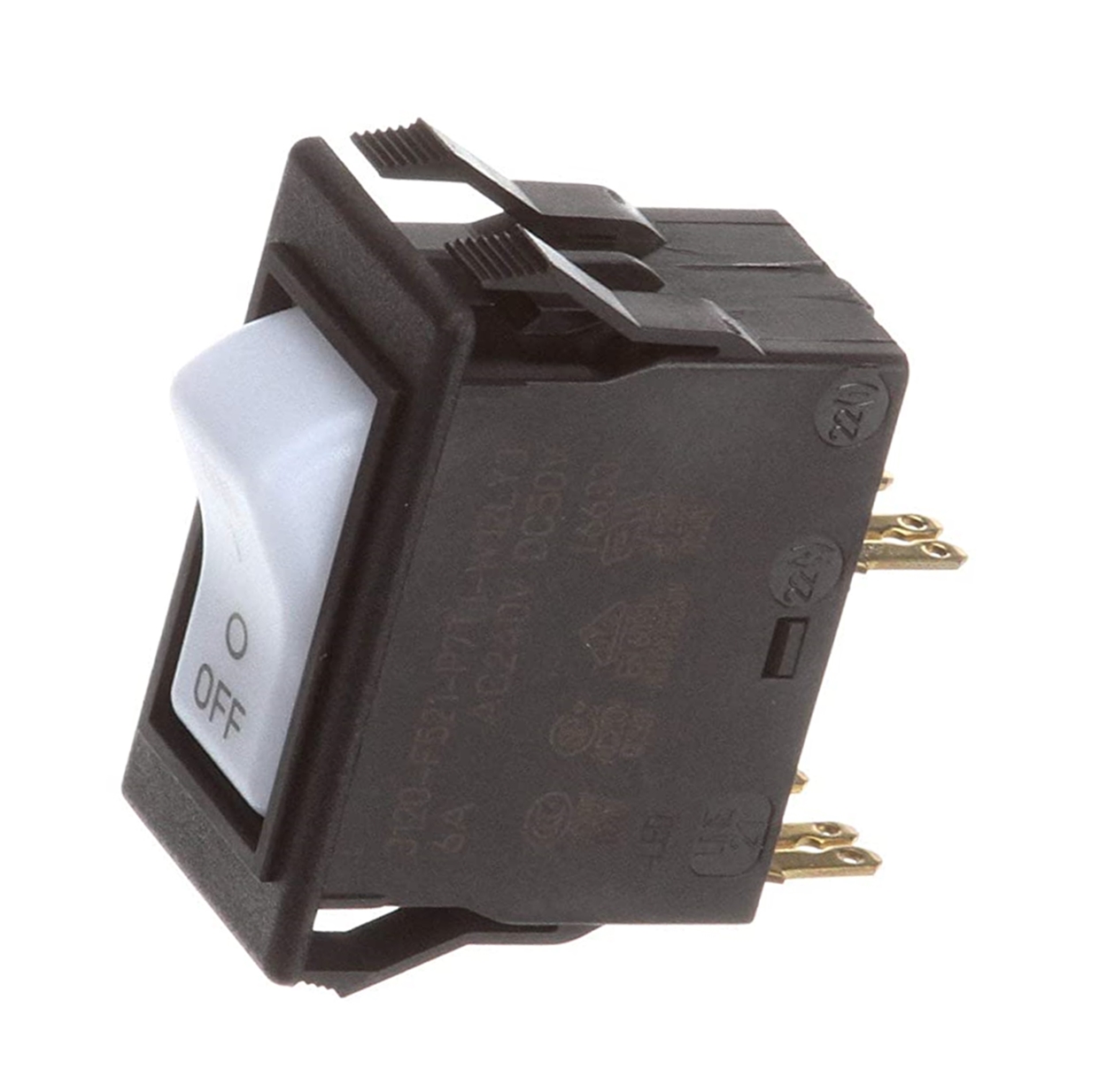 (image for) Fetco 1052.00003.00 BREAKER, CIRCUIT, 240VAC, ROCKER SWITCH, 6A - Click Image to Close