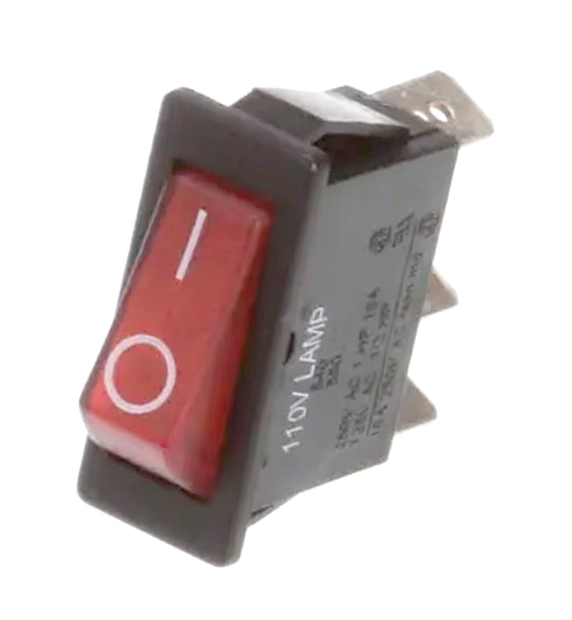 (image for) Fetco 1058.00006.00 SWITCH, POWER, ROCKER RED, ILLUMINATED, 120V - Click Image to Close