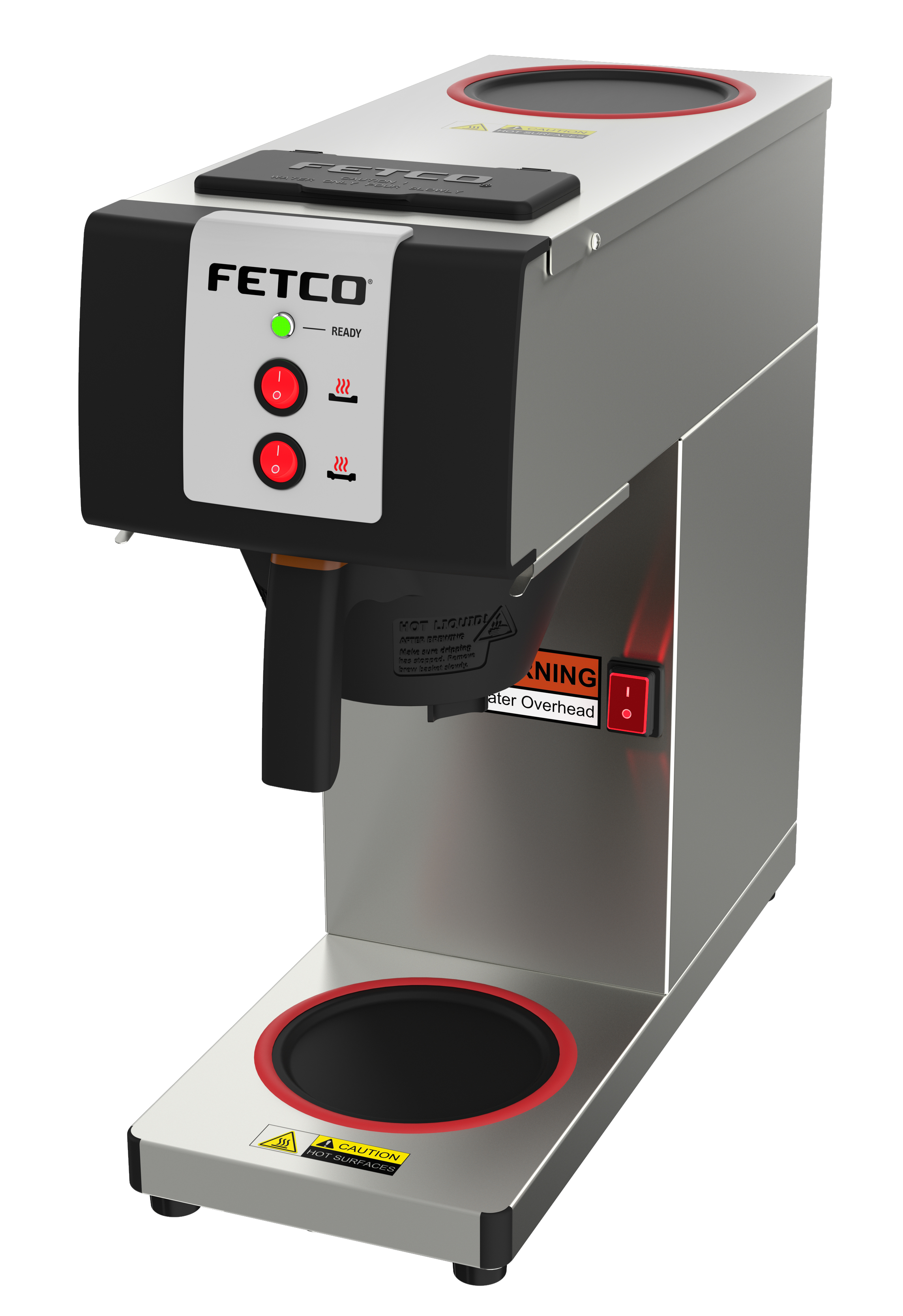 (image for) Fetco CBS-2121-PW 0.5G Pourover Brewer for Glass Servers - Click Image to Close