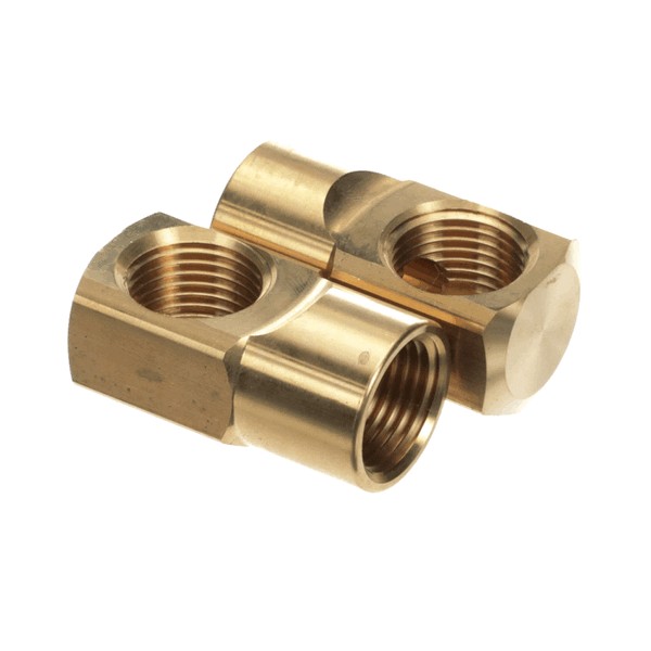 (image for) Fisher 64211 CLOSE ELBOW 1/2F BRS 2EA