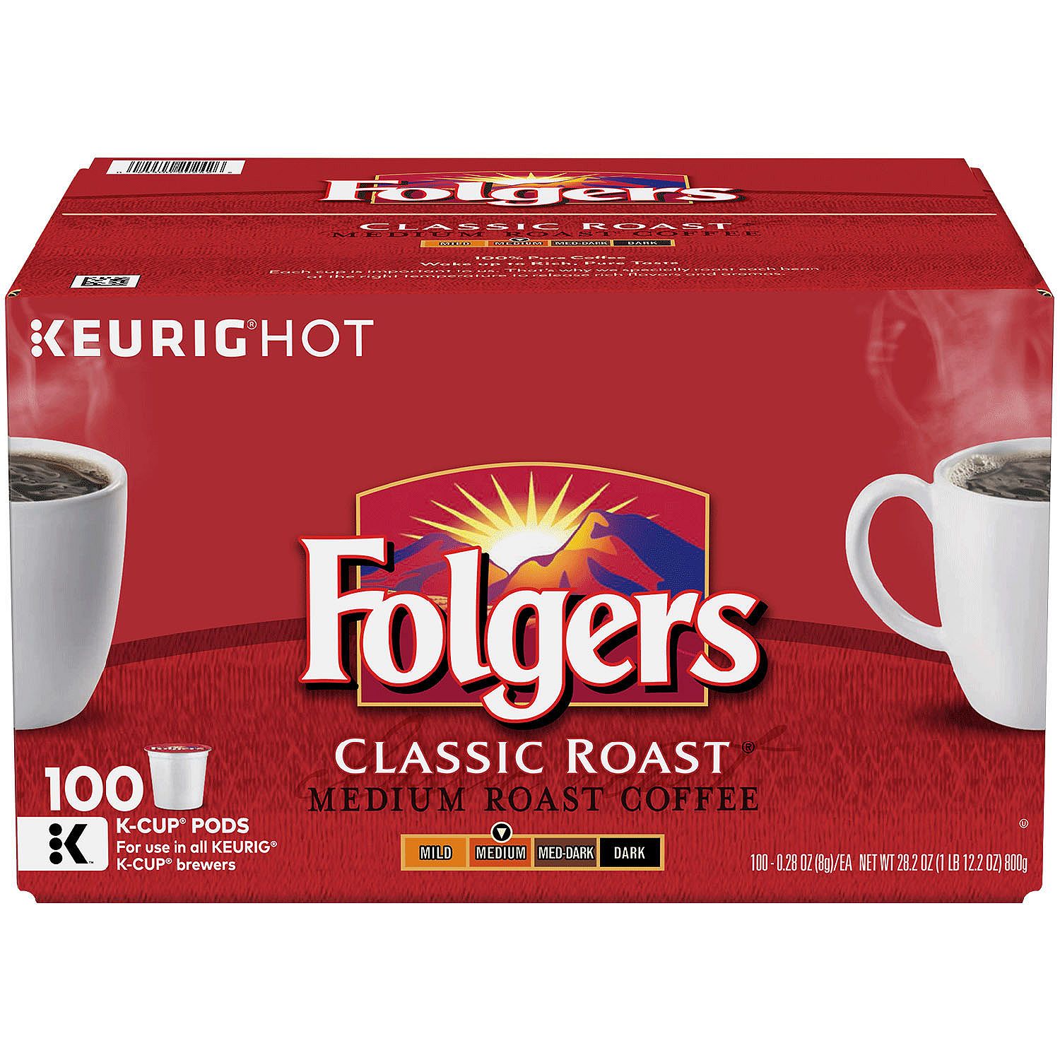 (image for) Folgers Classic Roast Coffee (100 K-Cups) - Click Image to Close