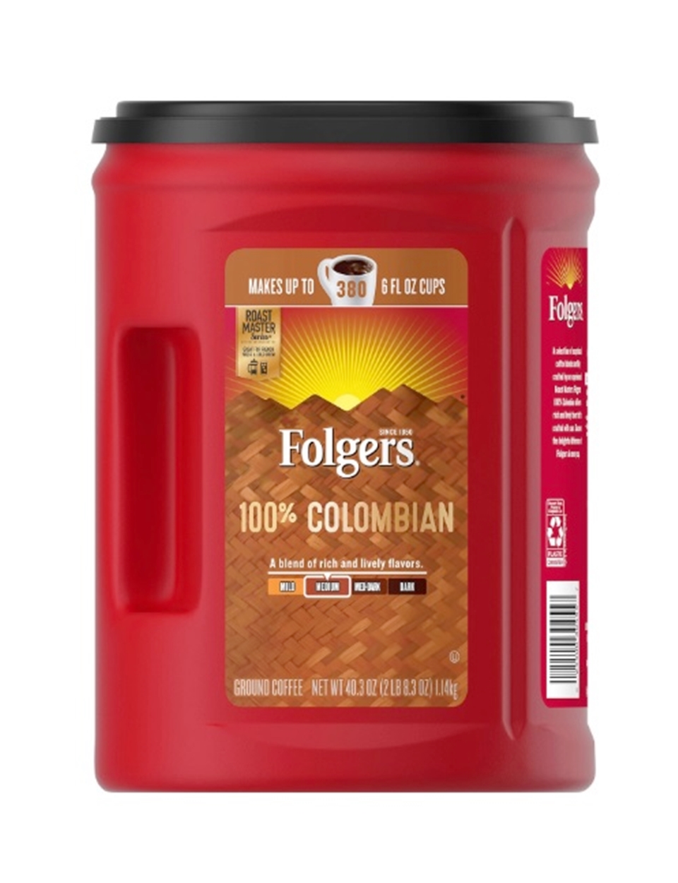 (image for) Folgers 100% Colombian Coffee (40.3 oz.) - Click Image to Close
