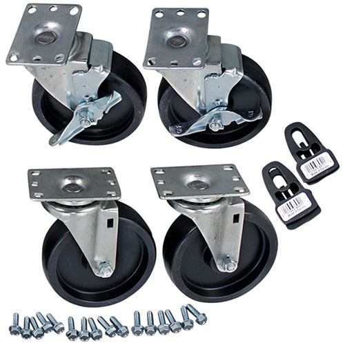 (image for) Franke 619938 CASTER KIT PLATE 5 (4 PER) - Click Image to Close
