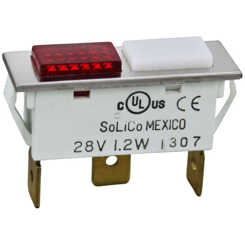 (image for) Frymaster 807-0495 SIGNAL LIGHT 3/8" X 1-5/16" RED/WHITE