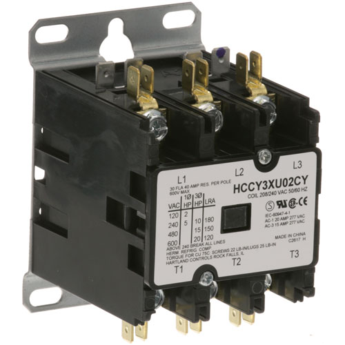 (image for) Frymaster 8070073 CONTACTOR 3P 30/40A 208/240V