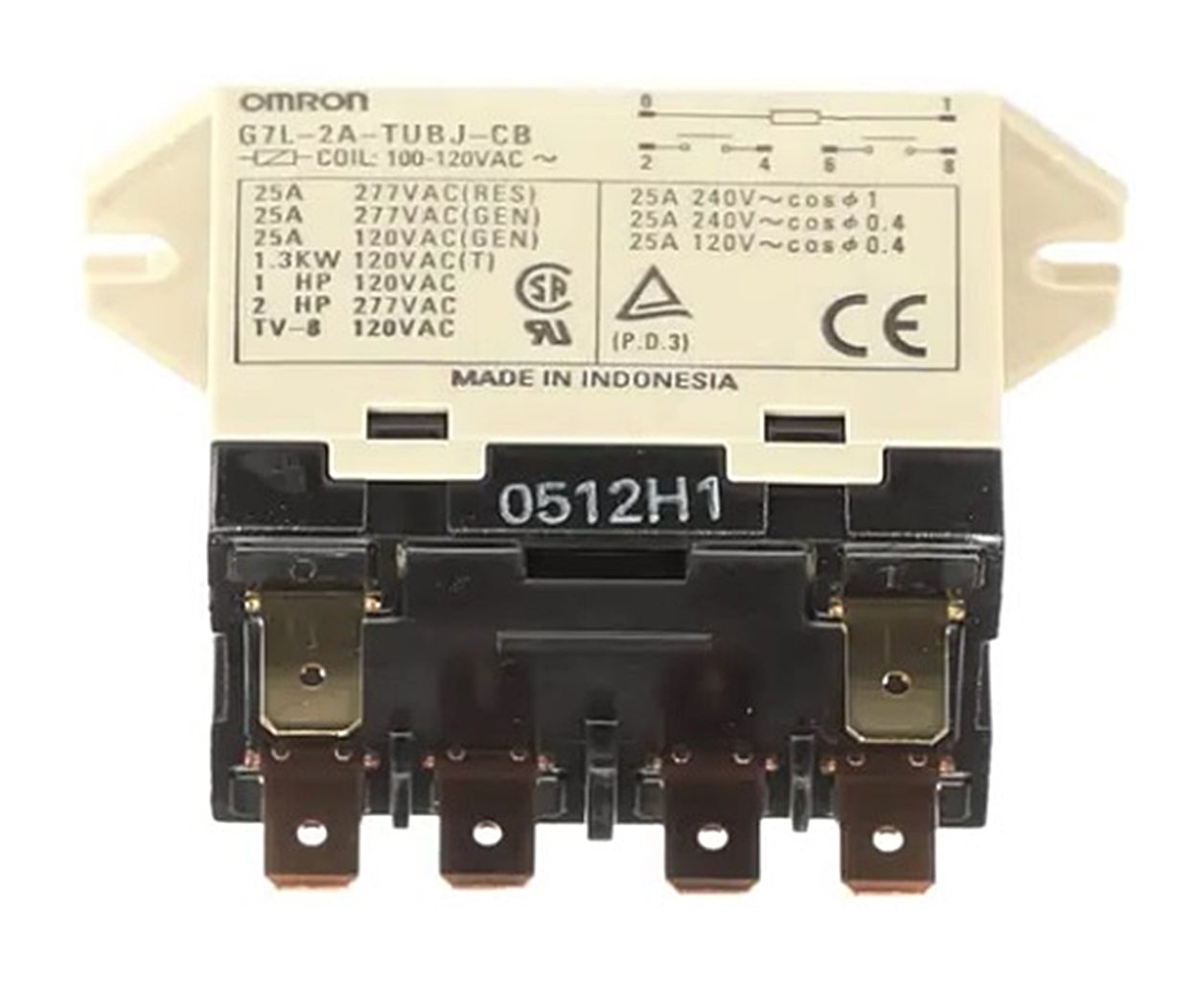 (image for) Grindmaster 85303 RELAY,25 AMP,120V - Click Image to Close