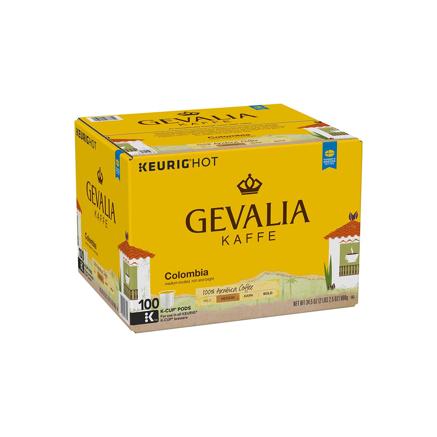 (image for) Gevalia Columbian Coffee (100 K-Cups) - Click Image to Close
