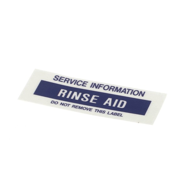 (image for) Glastender 01000489 DECAL, .75X1.877, RINSE AID, G