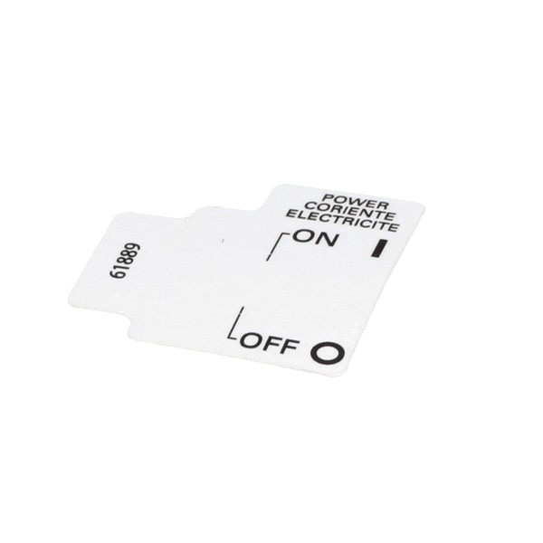(image for) Grindmaster 61889 LABEL, POWER ON/OFF PIC