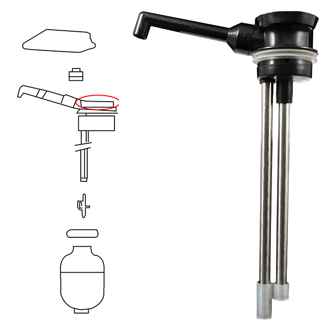 (image for) HHD APK700519 Stopper Assembly for HHD Airpots - Click Image to Close