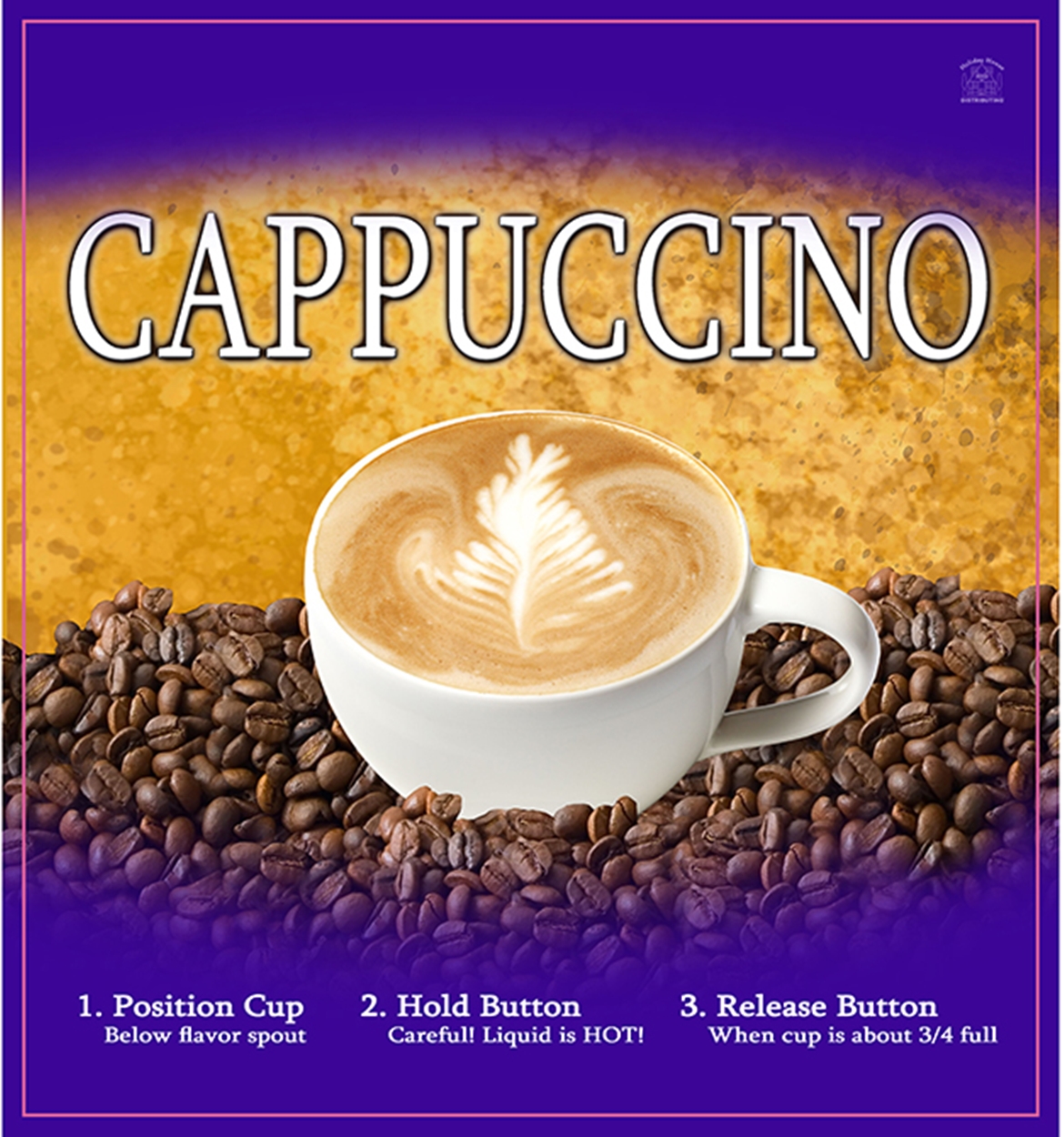 (image for) HHD CAPP404 Backlit Cappuccino Sign 12.75 W x 13.75 H - Click Image to Close
