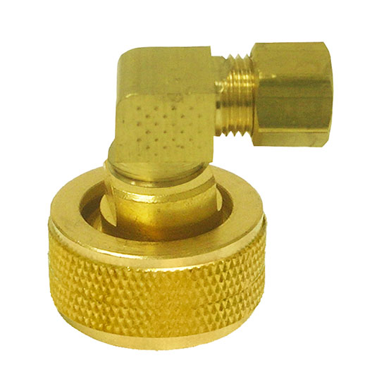 (image for) HHD FBSPEC6 Female Garden Hose Adapter BSP 3/8 Compression Elbow - Click Image to Close