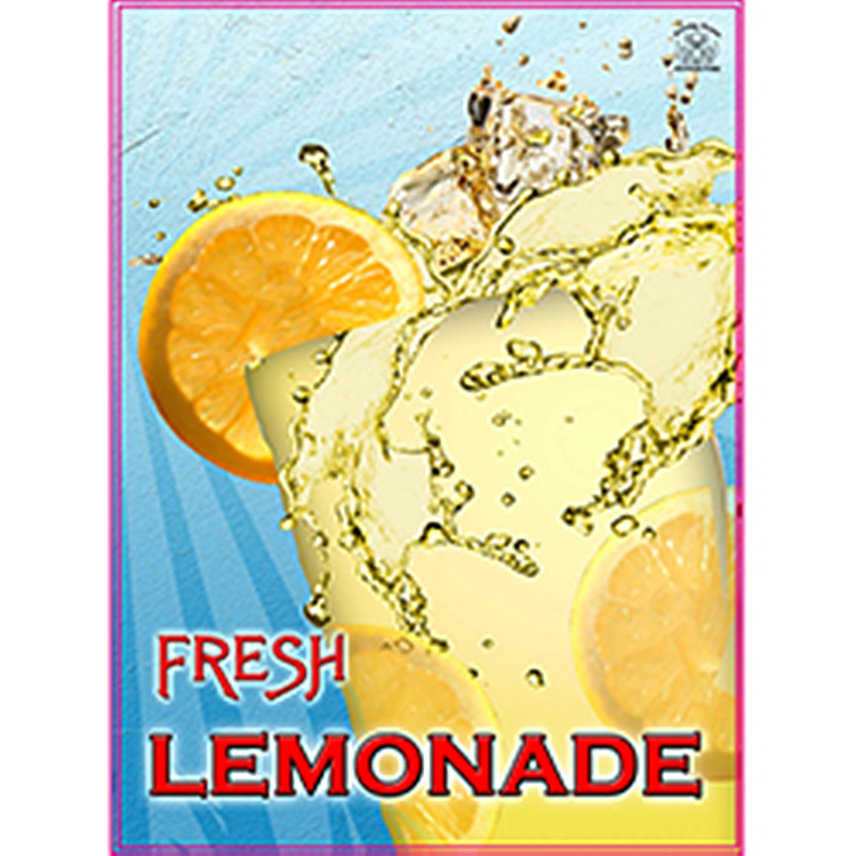 (image for) HHD FLL Fresh Lemonade Label 6.25" W x 8.5" H - Click Image to Close