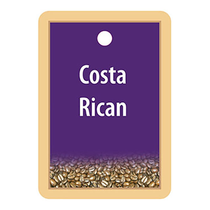 (image for) HHD FT468CR Flavor Tag Costa Rican - Click Image to Close