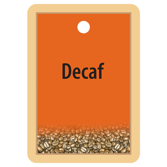 (image for) HHD FT468D Flavor Tag Decaf - Click Image to Close