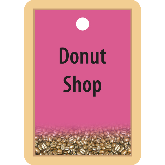 (image for) HHD FT468DS Flavor Tag Donut Shop - Click Image to Close