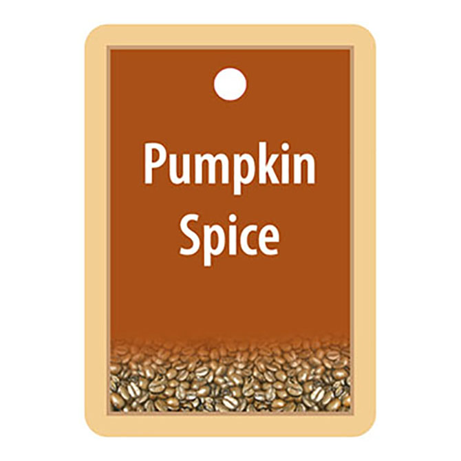 (image for) HHD FT468PS Flavor Tag Pumpkin Spice - Click Image to Close