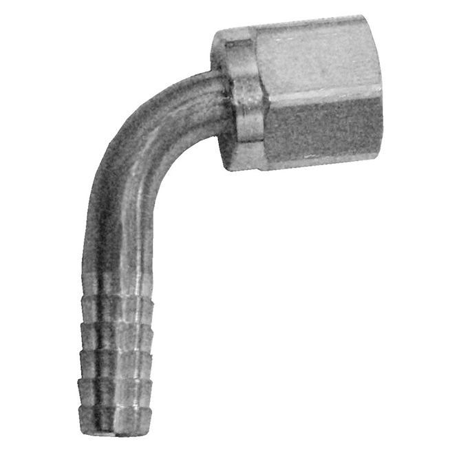 (image for) HHD HBFFE46 1/4 Hose Barb x 3/8 Female Flare Elbow - Click Image to Close
