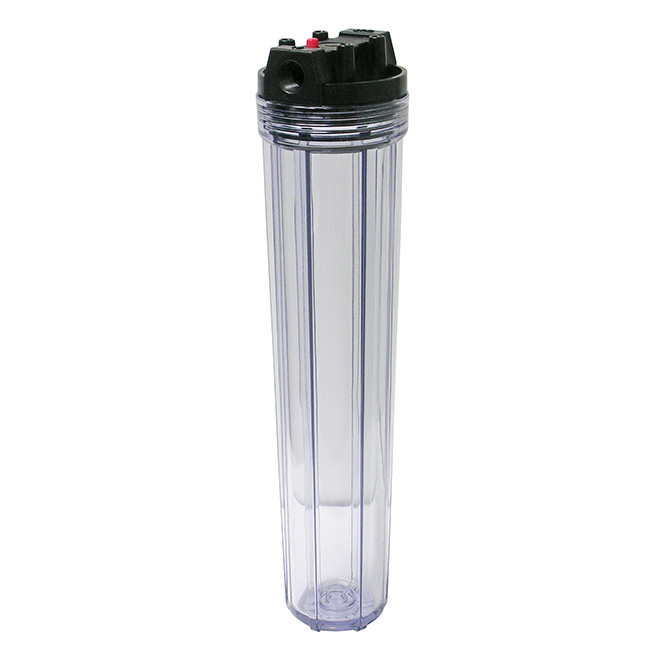 (image for) HHD HOC Filter Housing Clear 10" 1/4" Port - Click Image to Close