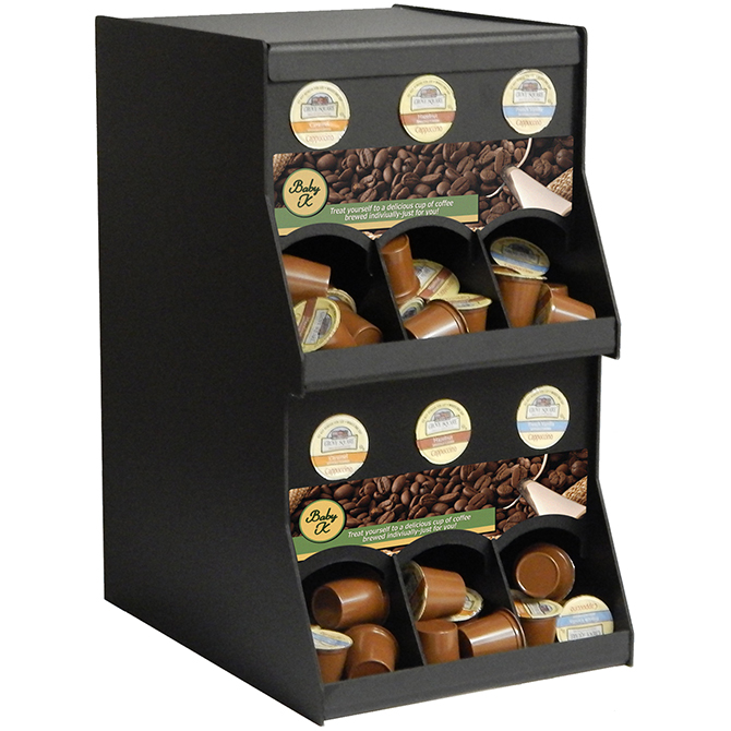 (image for) HHD KDR6 6 Section K-Cup Coffee Pod Rack Dispenser Organizer - Click Image to Close