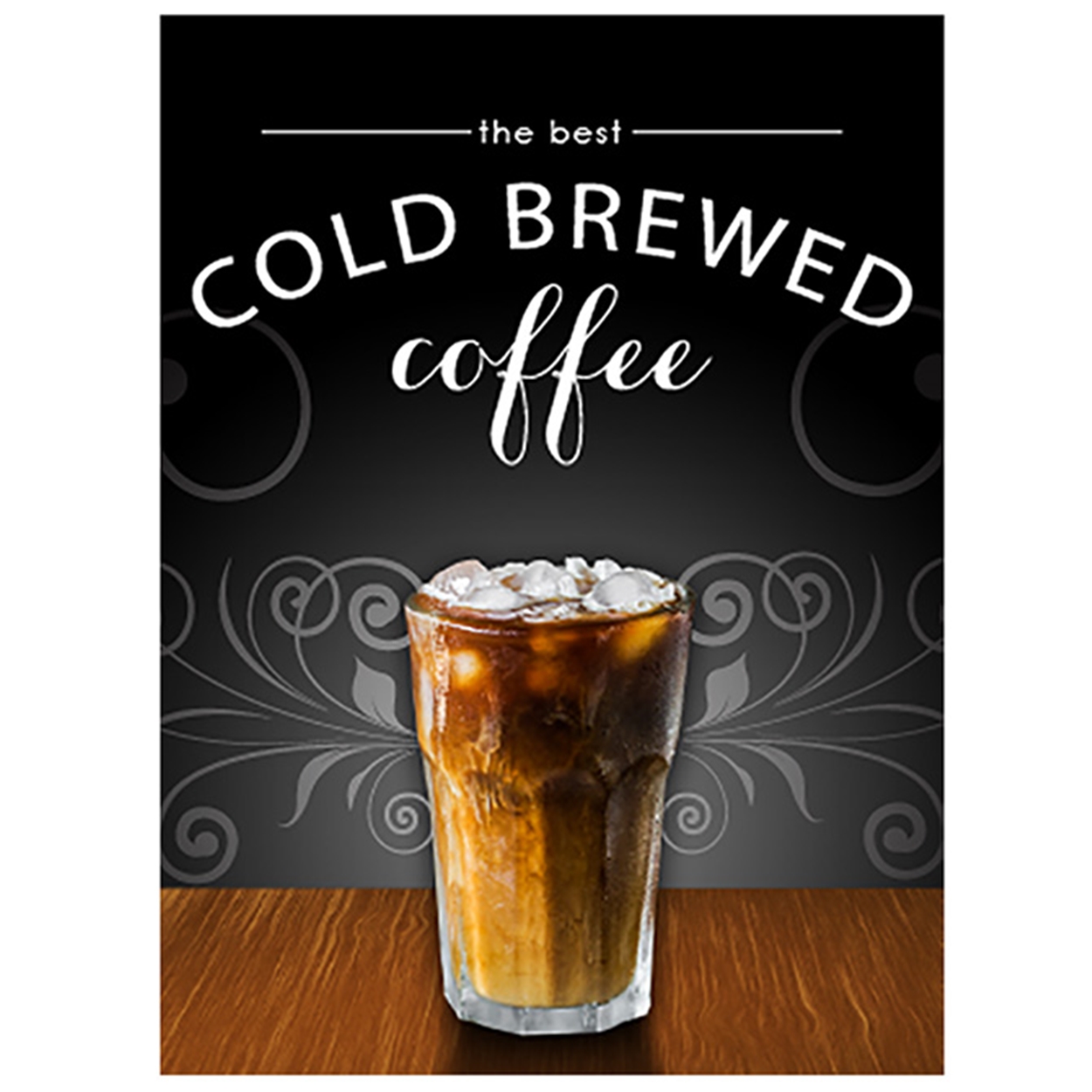 (image for) HHD L501CB Cold Brewed Coffee Label 4 x 5.5