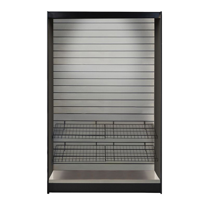(image for) All State MMS491-DS Micro Market Stand - Stainless Steel Slats - Click Image to Close