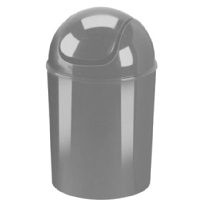 (image for) HHD MTCS Mini Trash Can in Gloss Silver - Click Image to Close